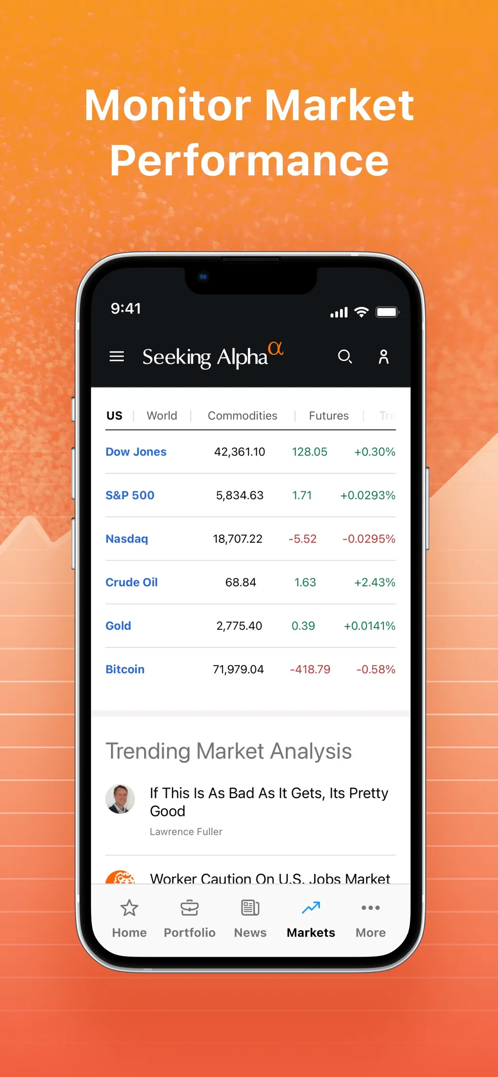 Seeking Alpha: News & Analysis App Store screenshot 4