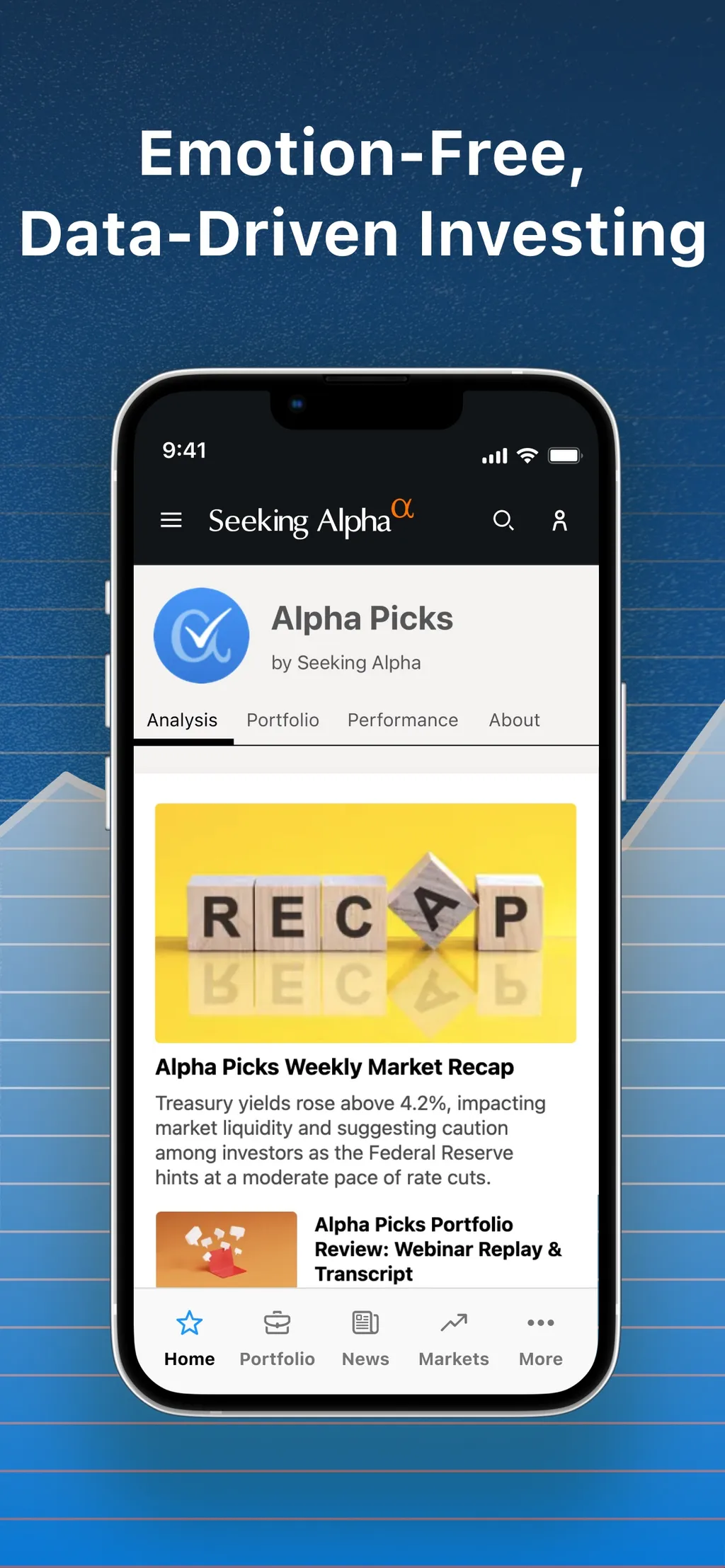 Seeking Alpha: News & Analysis App Store screenshot 8