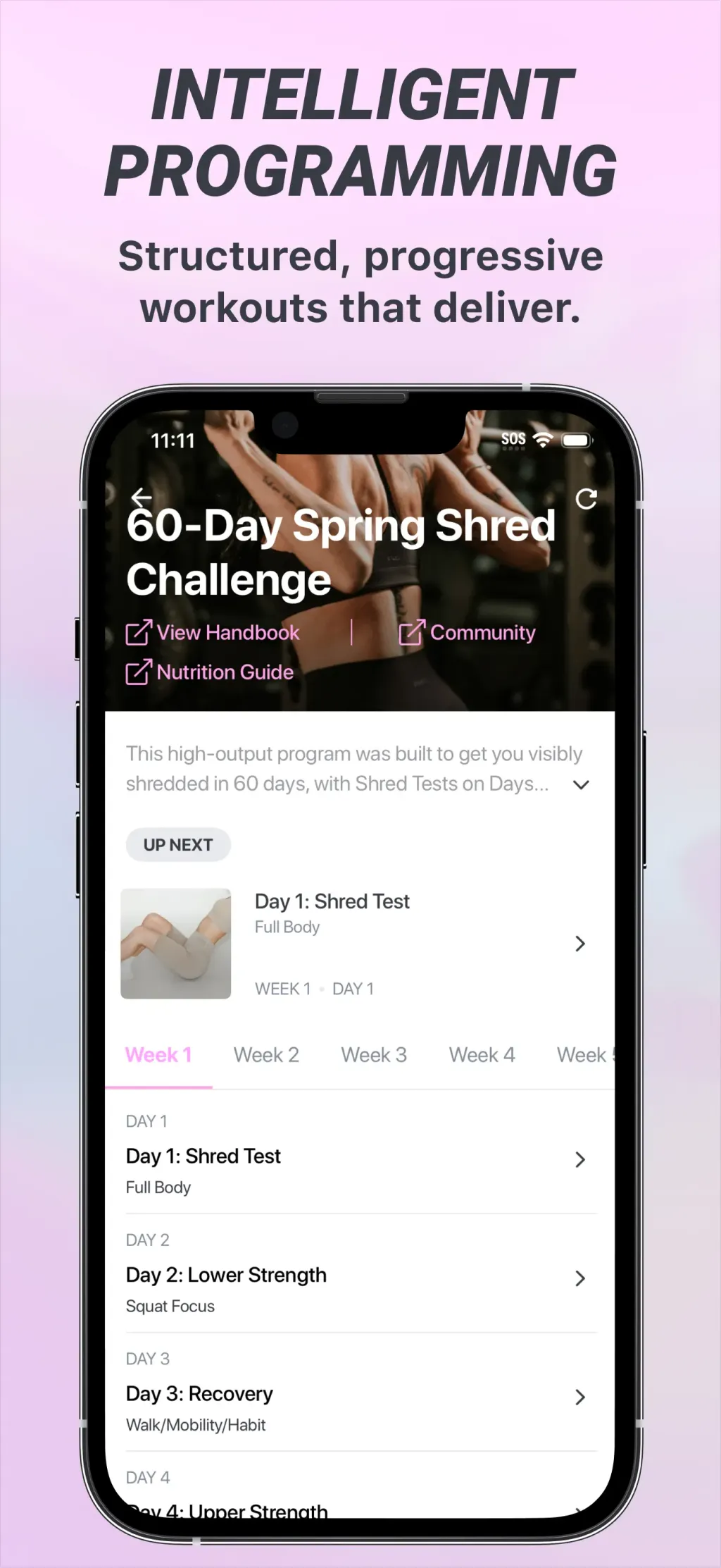 Sesh: Women Fitness & Workouts App Store screenshot 4