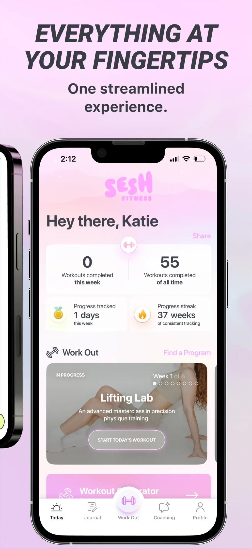 Sesh: Women Fitness & Workouts App Store screenshot 10