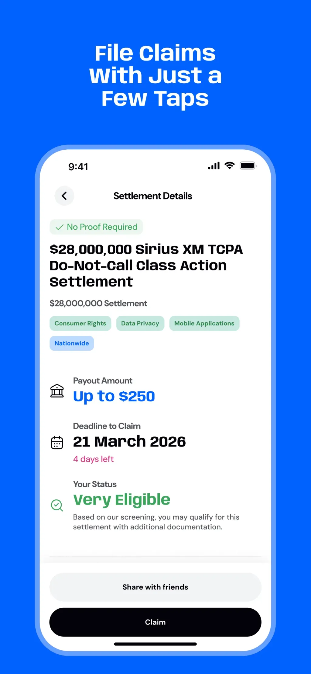 Settlemate: Financial Savings App Store screenshot 4