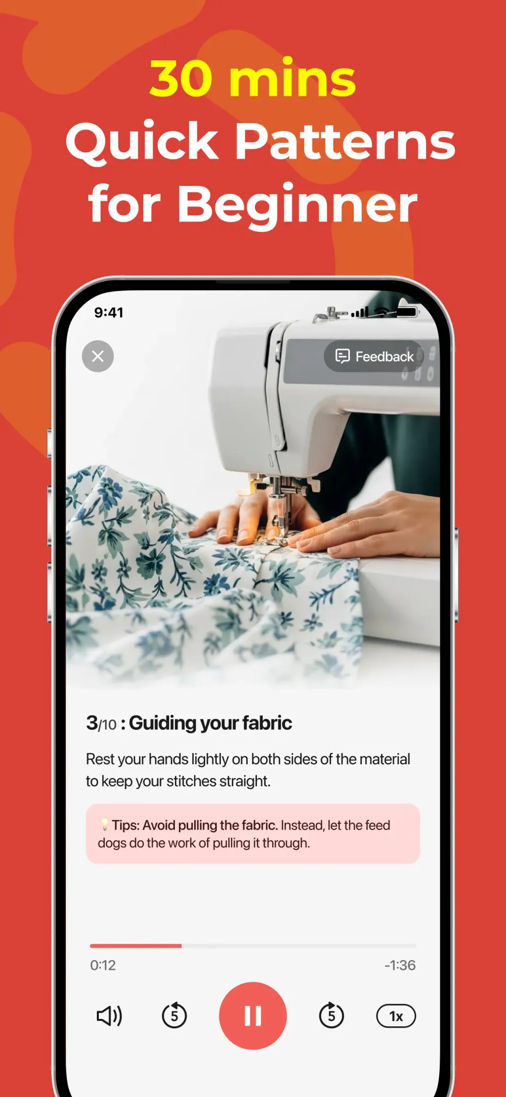 SewPal - Sewing Guides & Ideas App Store screenshot 4