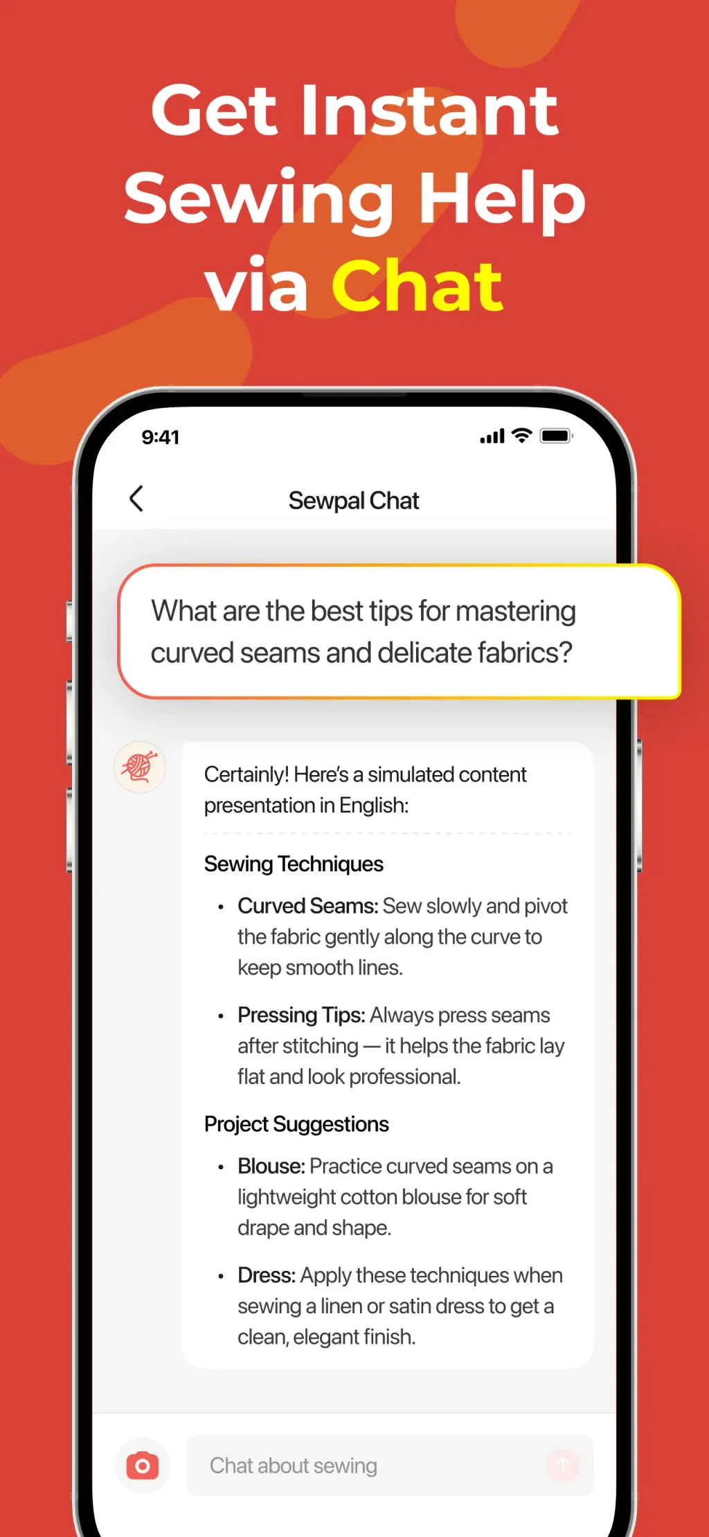 SewPal - Sewing Guides & Ideas App Store screenshot 6