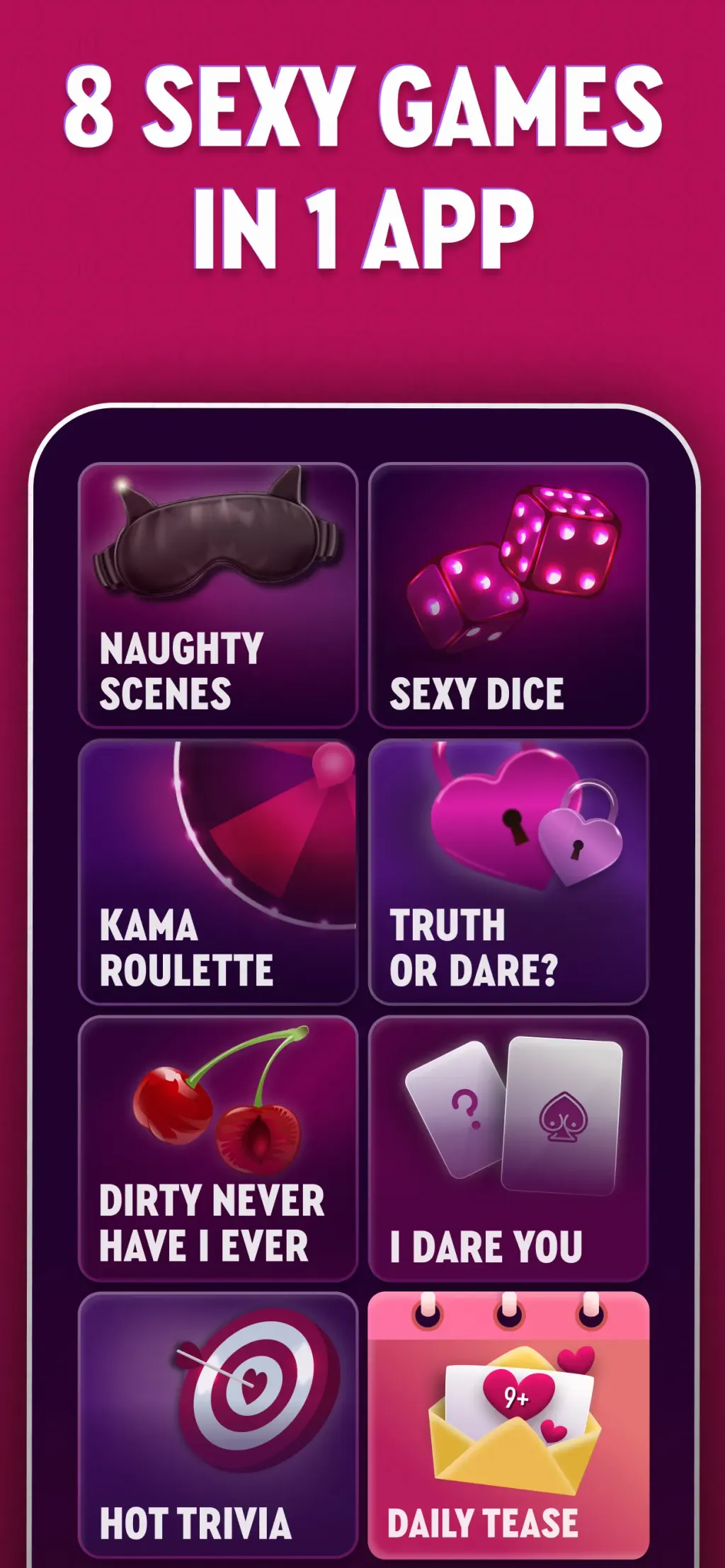 Couples games: Sex Roulette screenshot 3