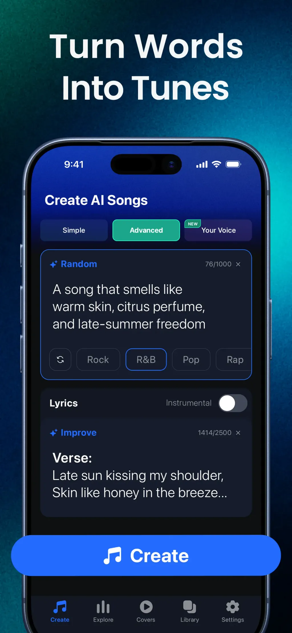 AI Music, Song Generator・Shoom App Store screenshot 2