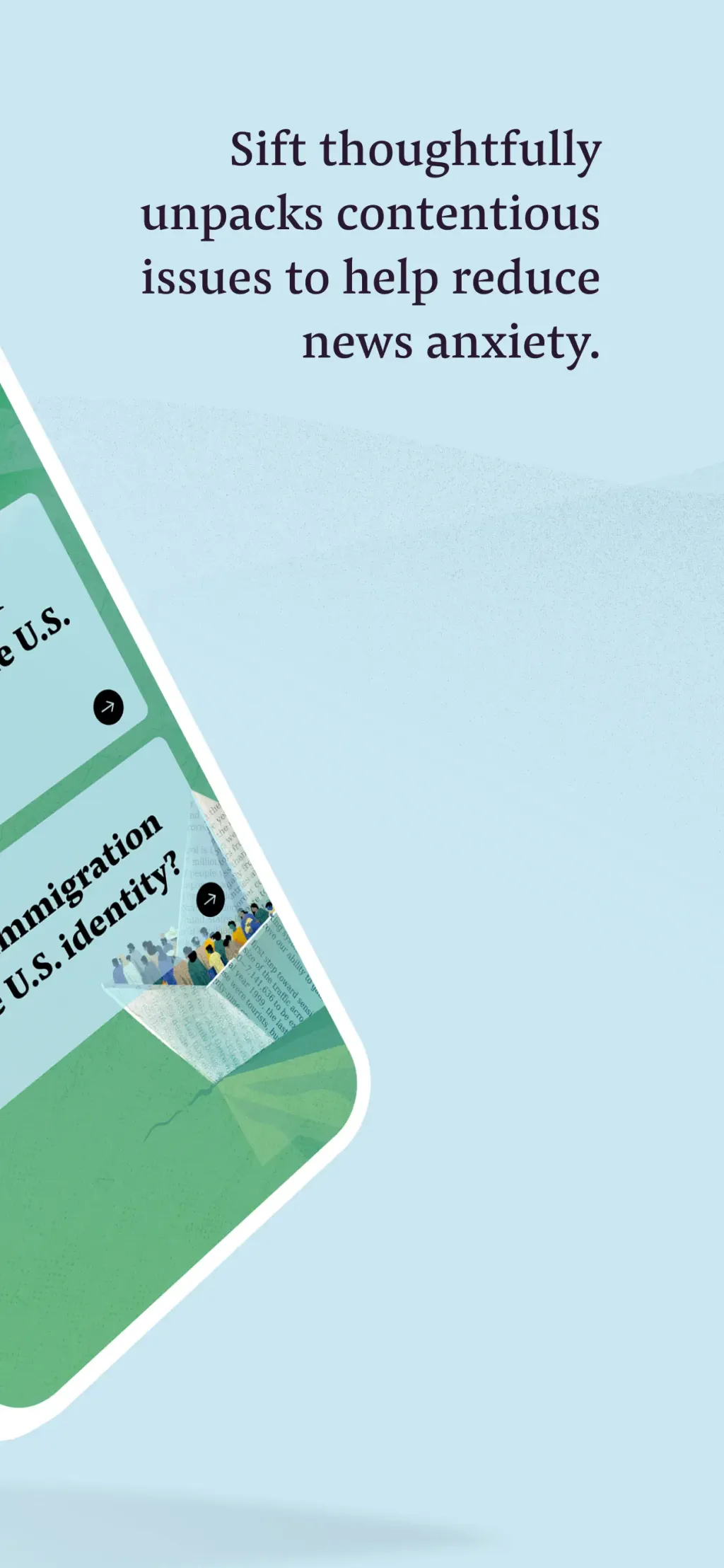 Sift - News Therapy App Store screenshot 2