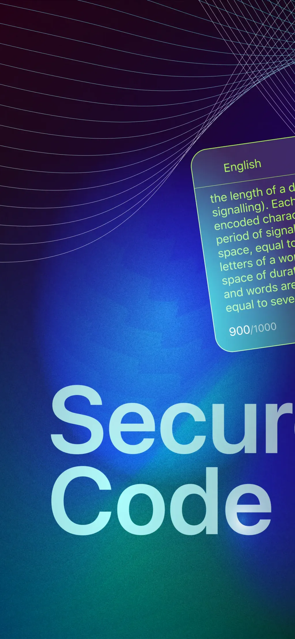 Signal Code App Store screenshot 1