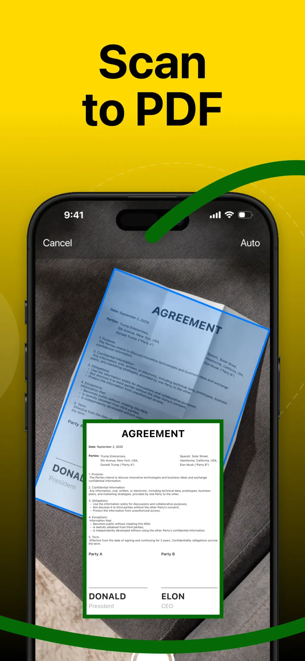 e Signature Scanner, Sign PDF screenshot 1
