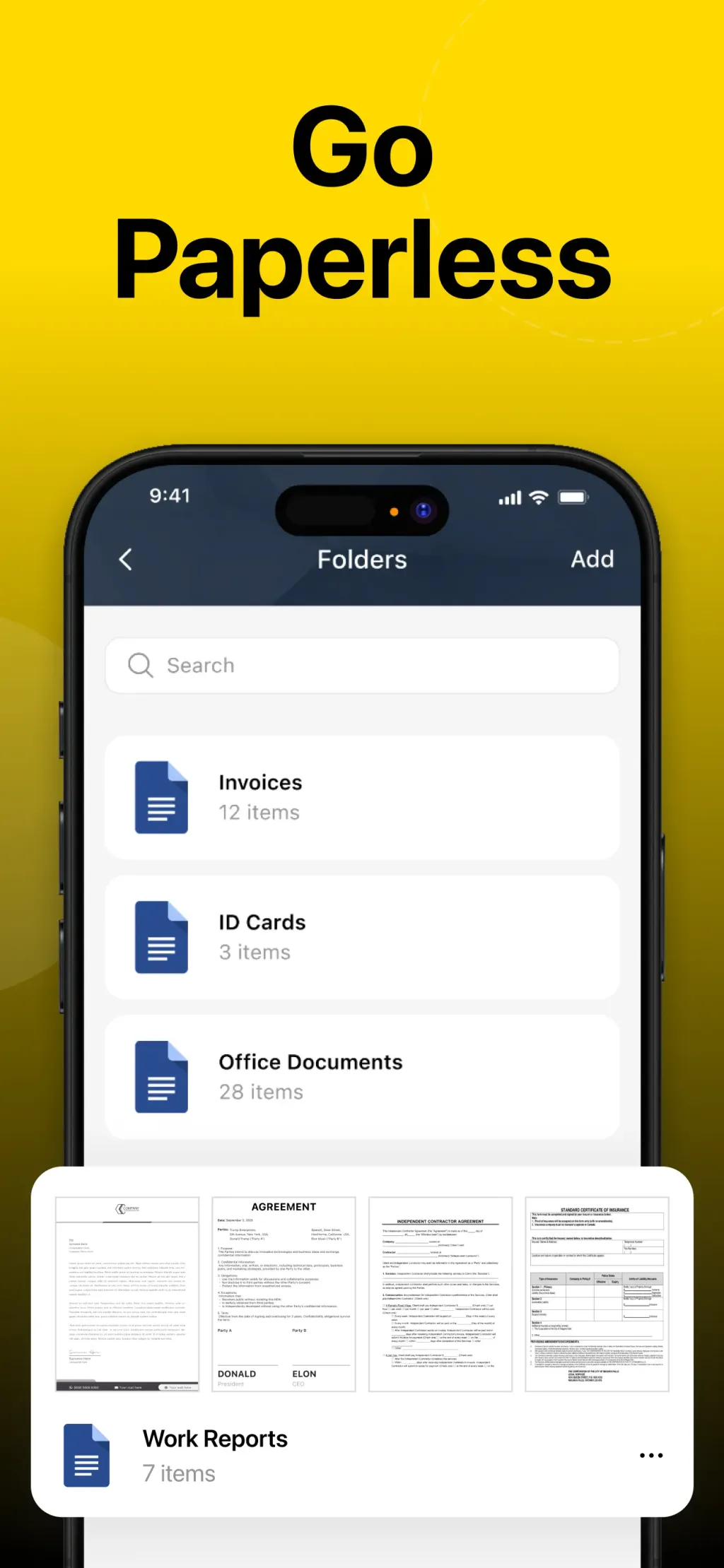 e Signature Scanner, Sign PDF screenshot 1