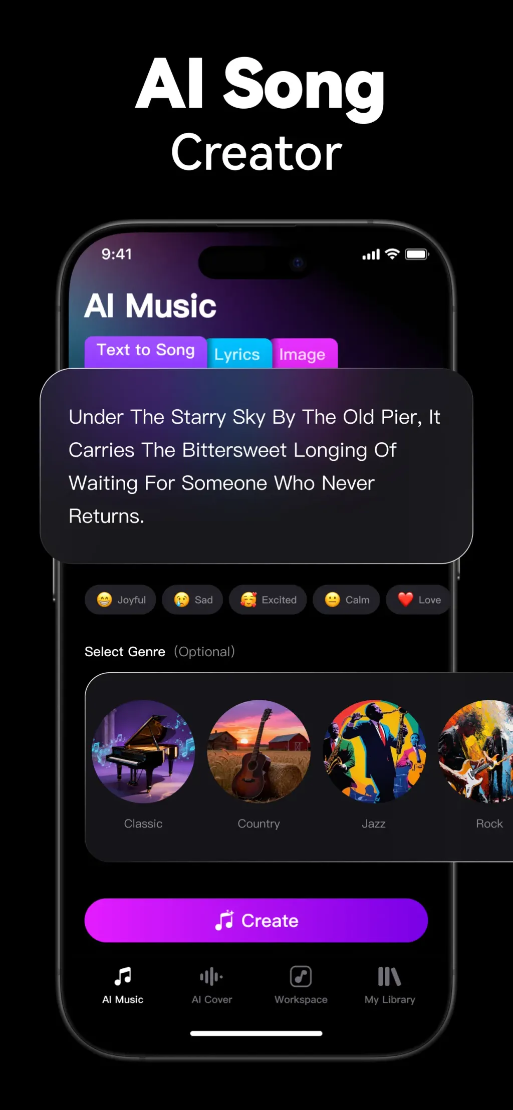SingUp: AI Music Generator App Store screenshot 4