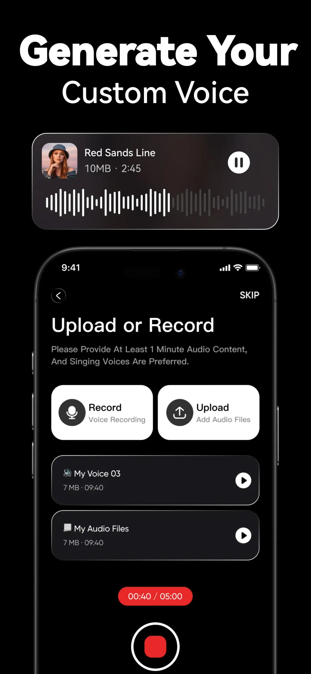 SingUp: AI Music Generator screenshot 1