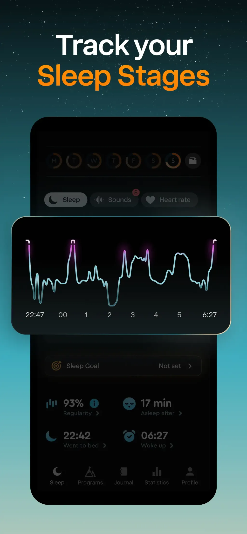 Sleep Cycle - Tracker & Sounds App Store screenshot 5