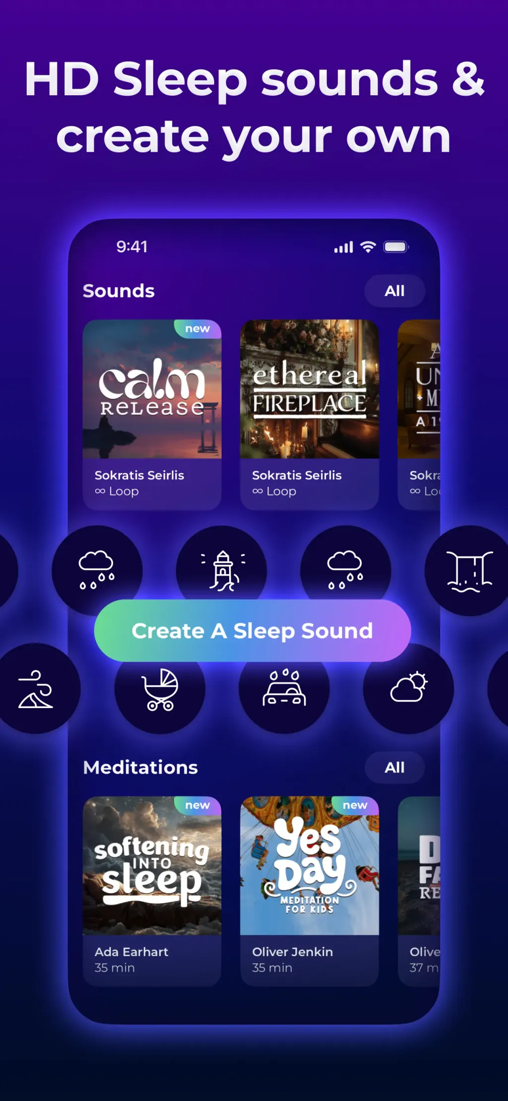 Sleepiest Sleep Sounds Stories screenshot 2