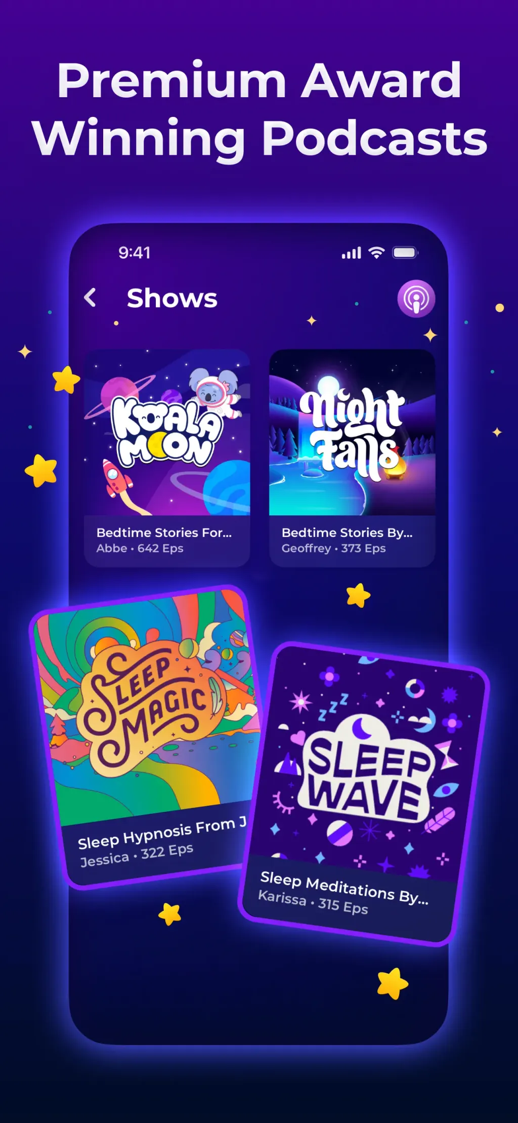 Sleepiest Sleep Sounds Stories App Store screenshot 8