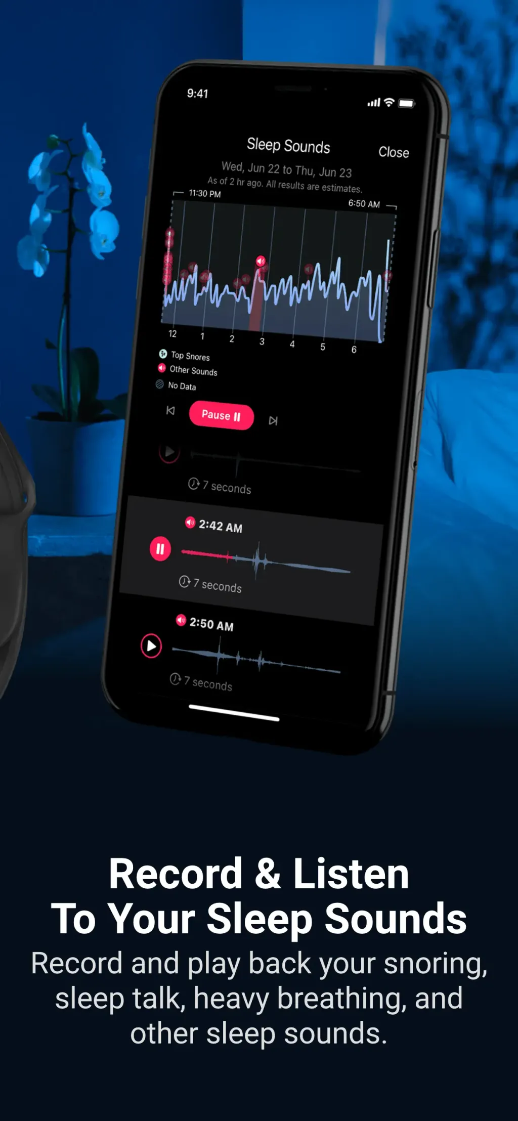 SleepWatch - Top Sleep Tracker App Store screenshot 3
