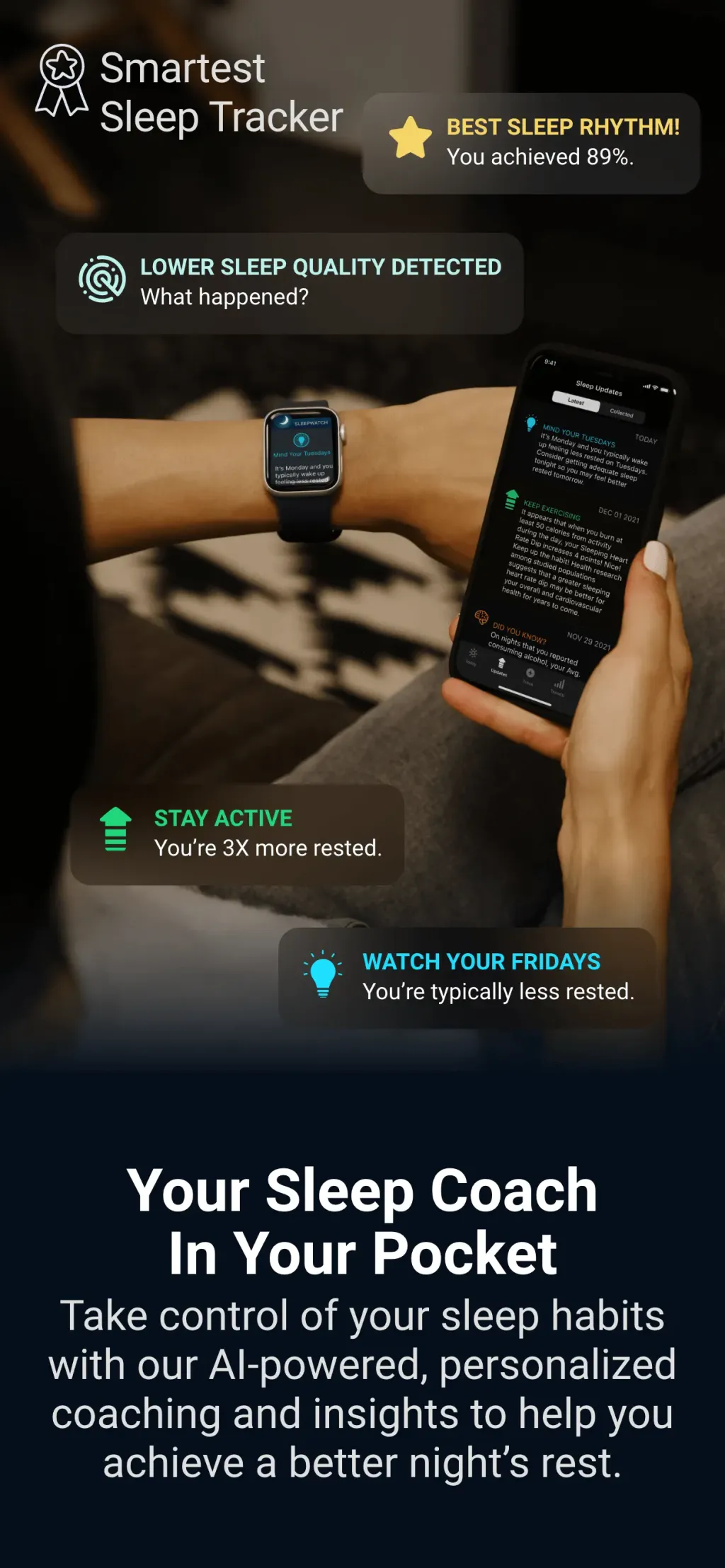 SleepWatch - Top Sleep Tracker App Store screenshot 5