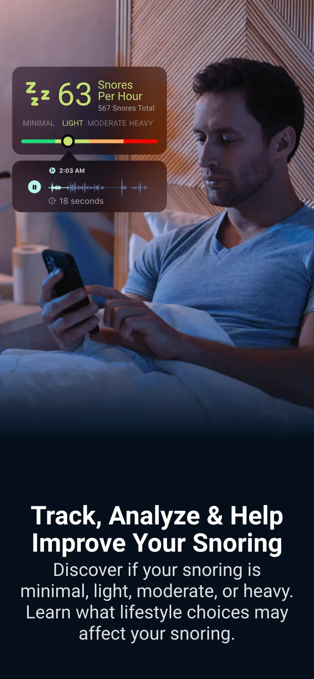 SleepWatch - Top Sleep Tracker screenshot 1