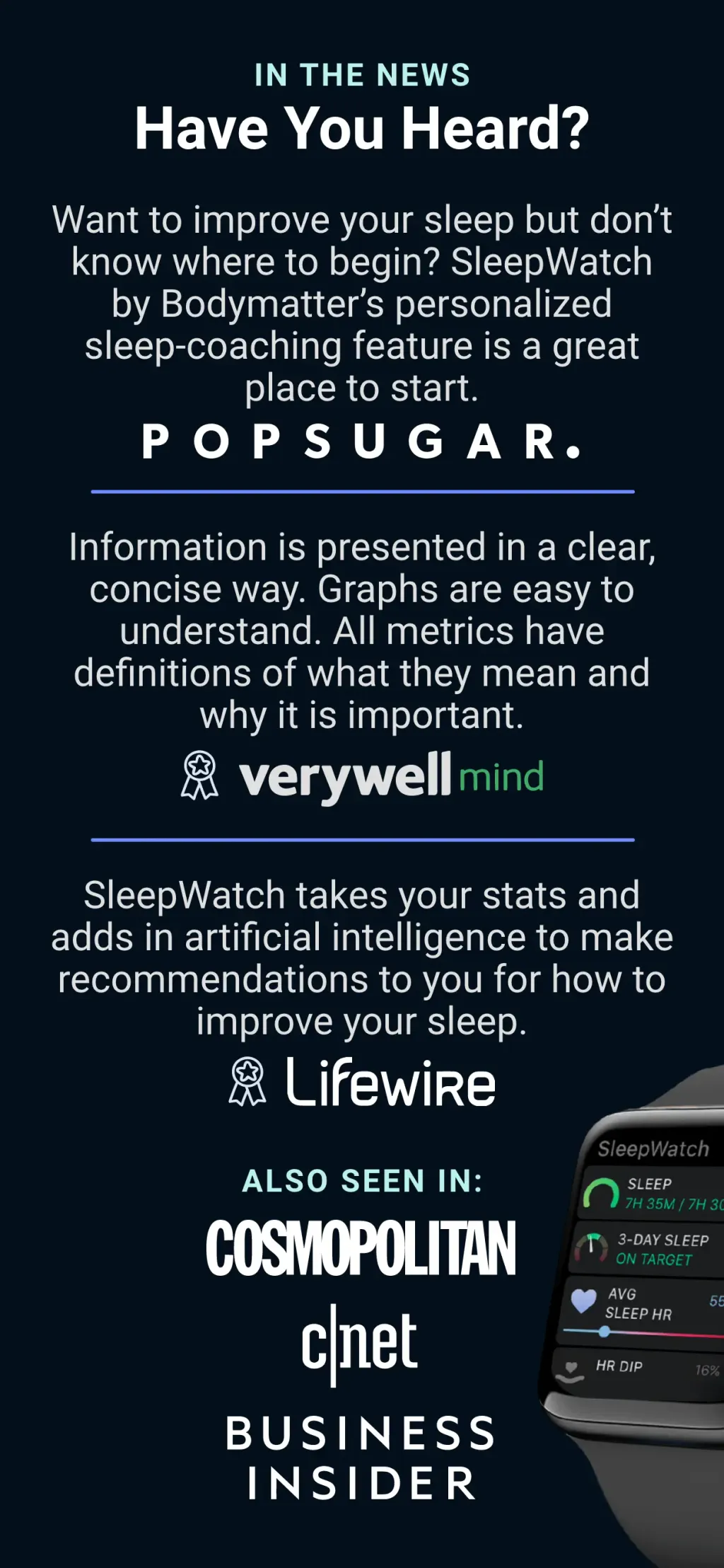 SleepWatch - Top Sleep Tracker App Store screenshot 9