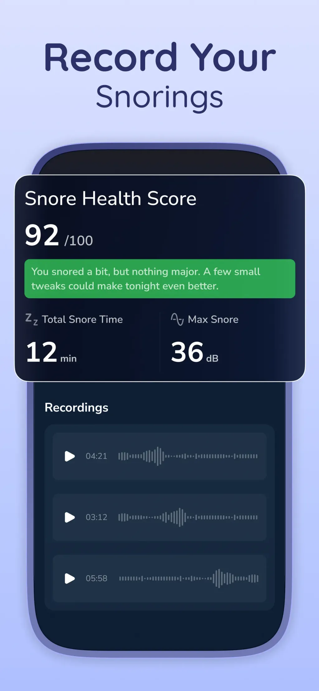 Sleep Tracker & Sound by Remly App Store screenshot 3