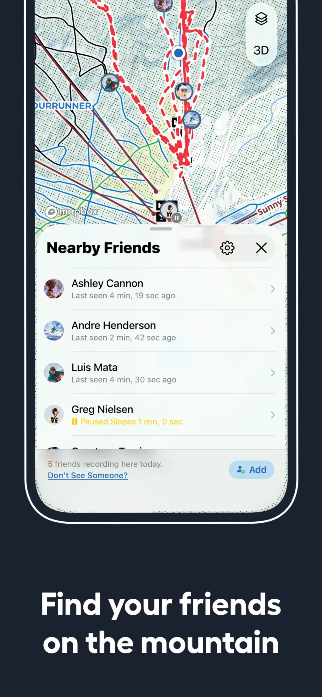 Slopes: Ski & Snowboard App Store screenshot 3