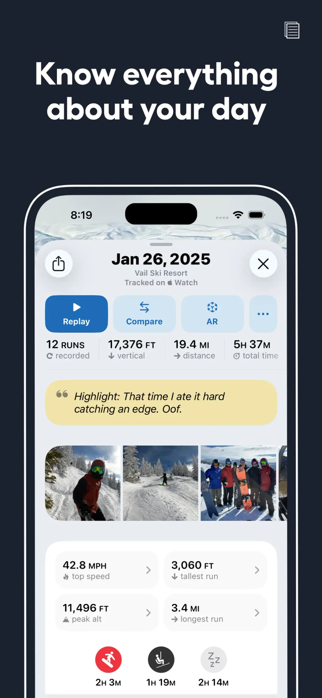 Slopes: Ski & Snowboard App Store screenshot 4