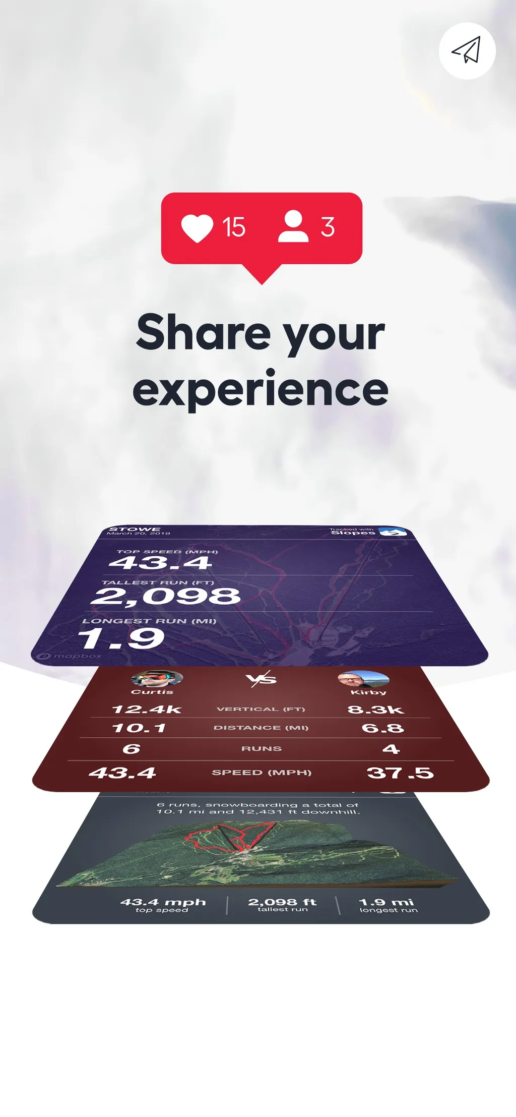 Slopes: Ski & Snowboard App Store screenshot 10