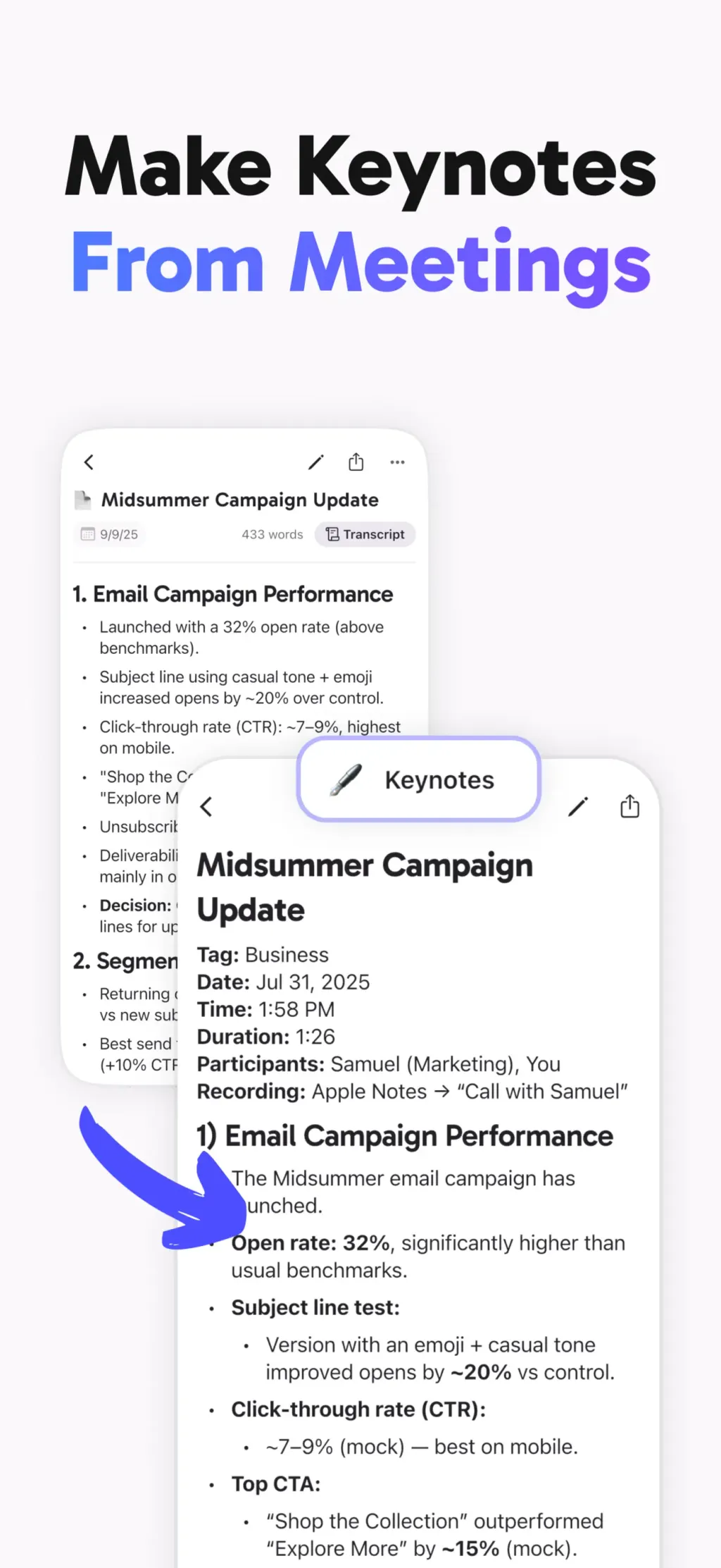 Smart AI Note Taker: CraftNote App Store screenshot 8