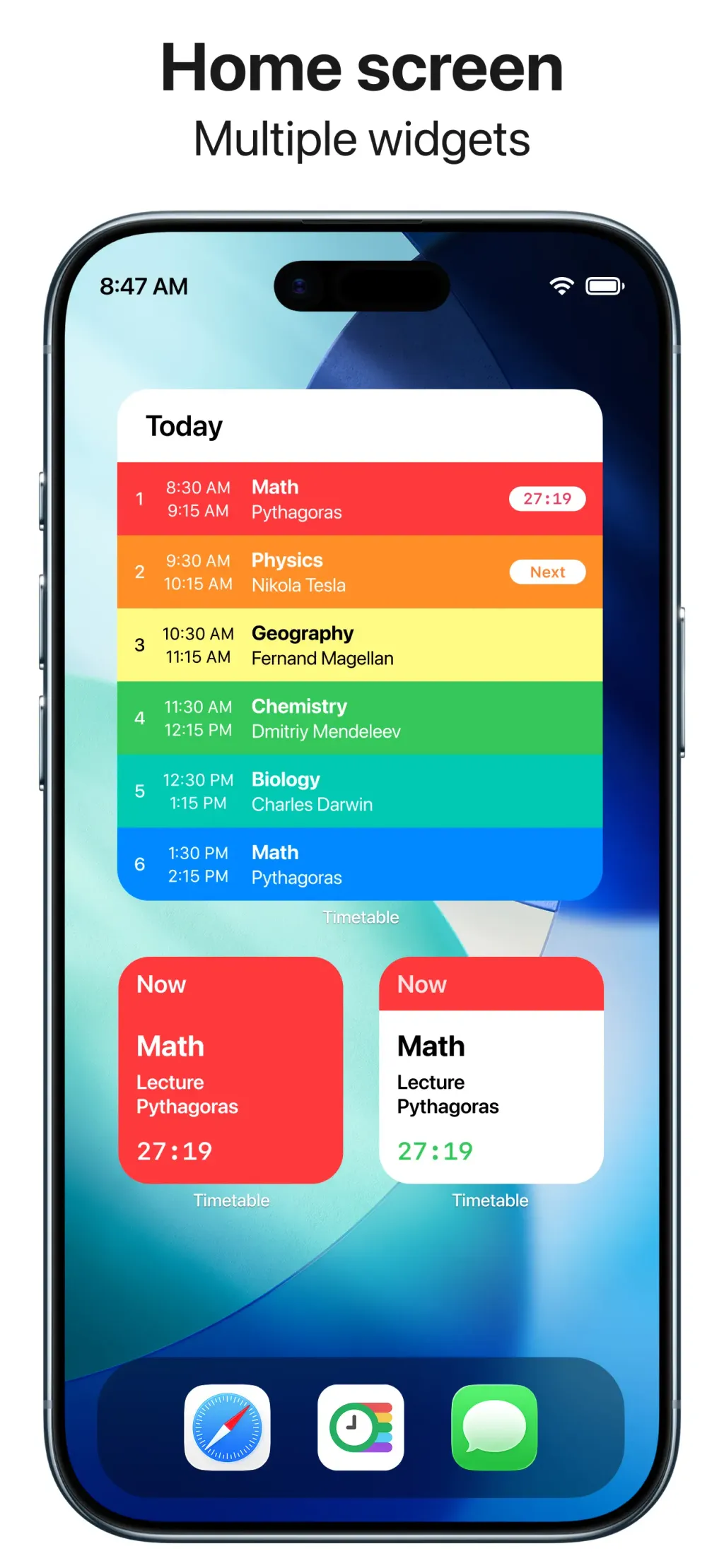 Smart Timetable: Daily Planner App Store screenshot 1