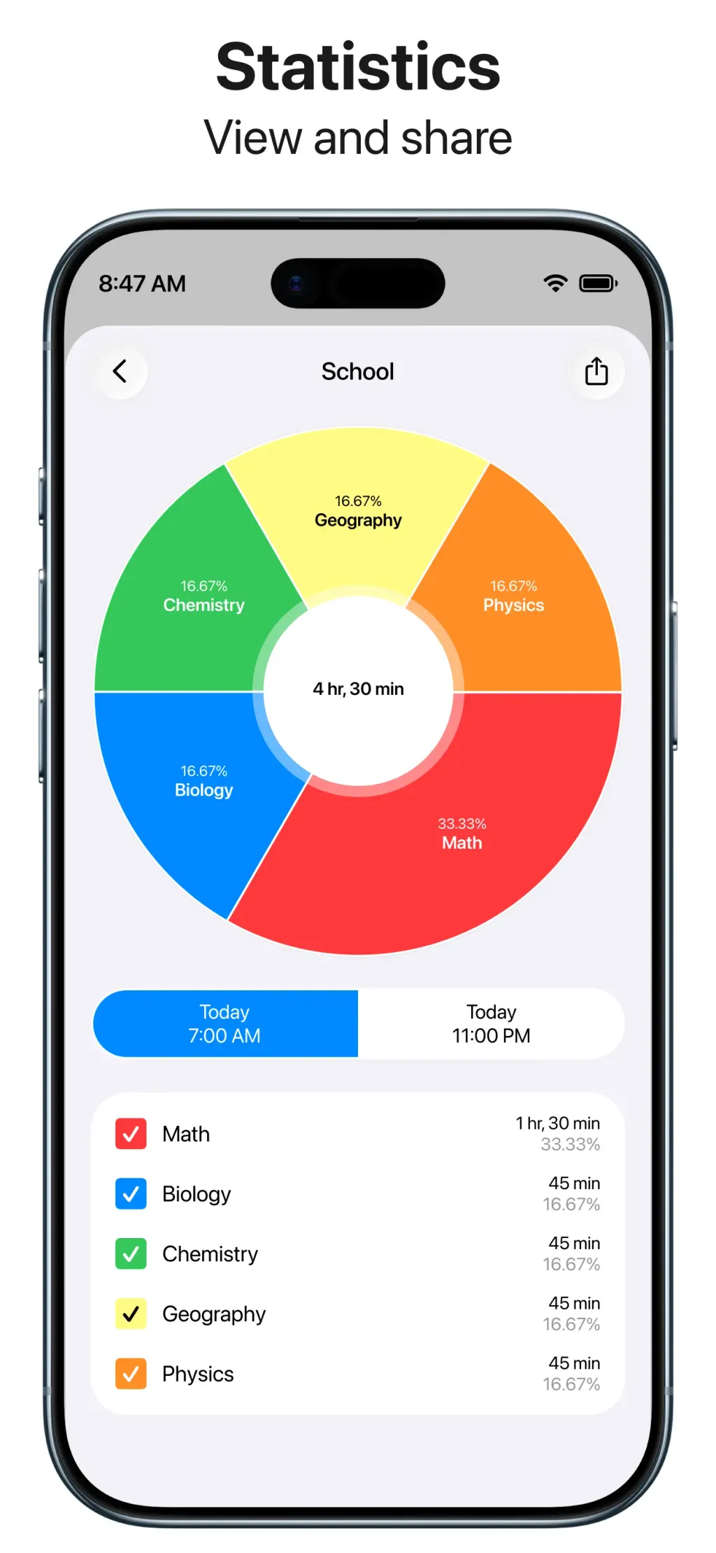 Smart Timetable: Daily Planner App Store screenshot 4