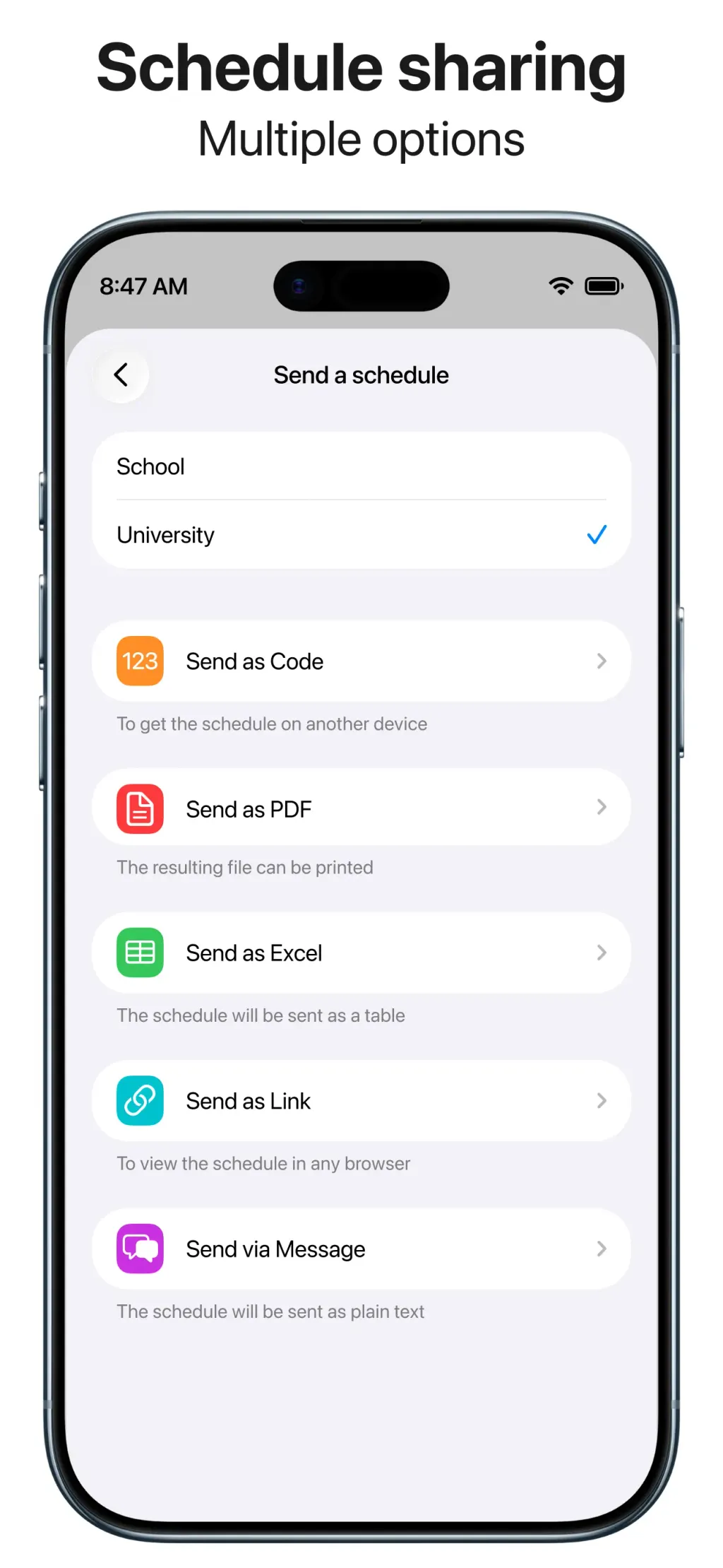 Smart Timetable: Daily Planner App Store screenshot 6