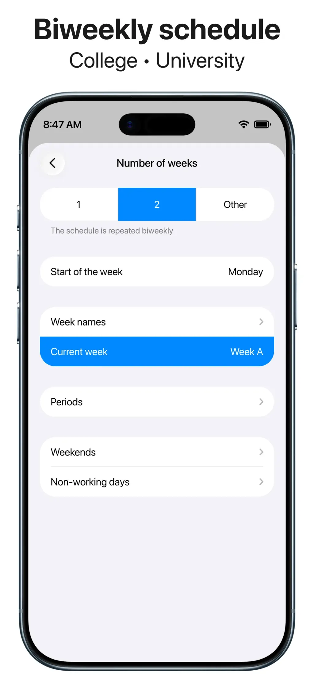 Smart Timetable: Daily Planner App Store screenshot 8