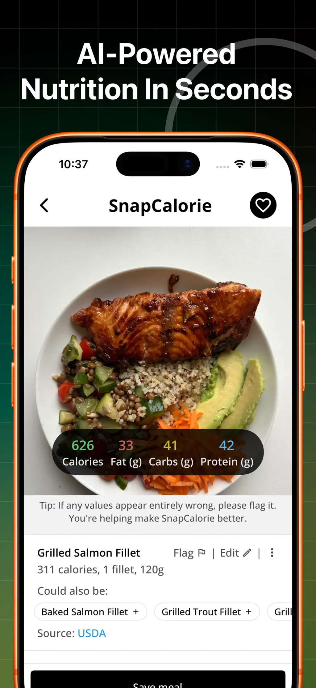 SnapCalorie AI Calorie Counter screenshot 2