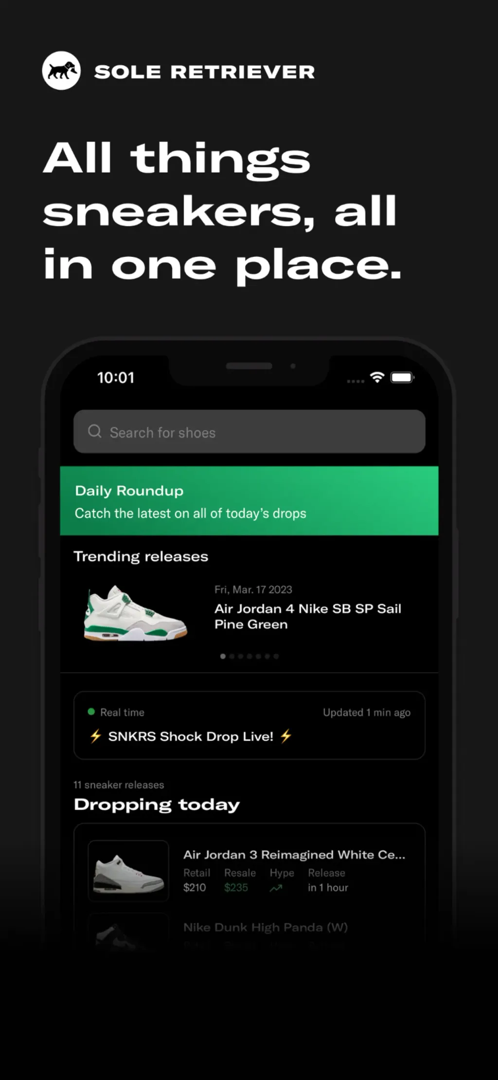 Sole Retriever - Sneakers App Store screenshot 1