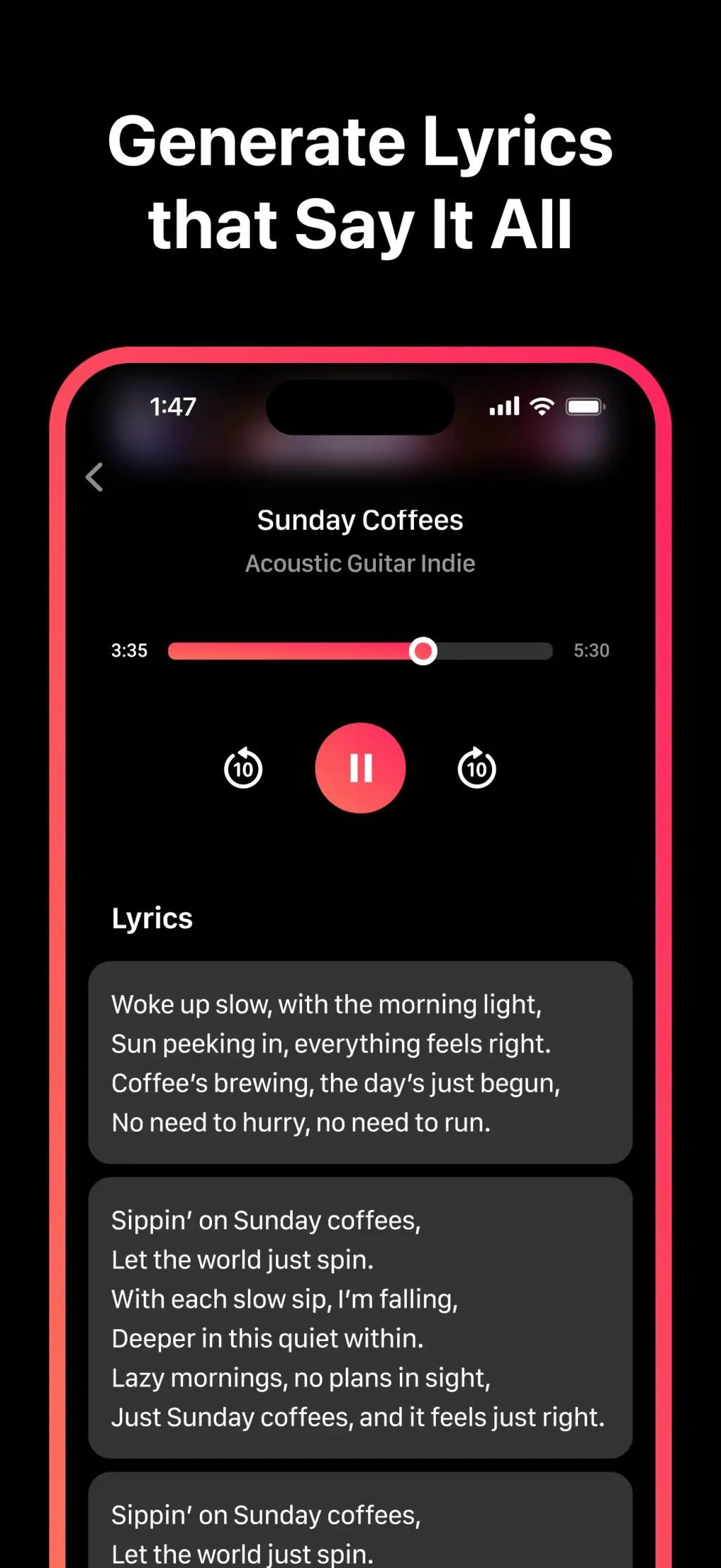 Song AI Maker: Generate Music App Store screenshot 5