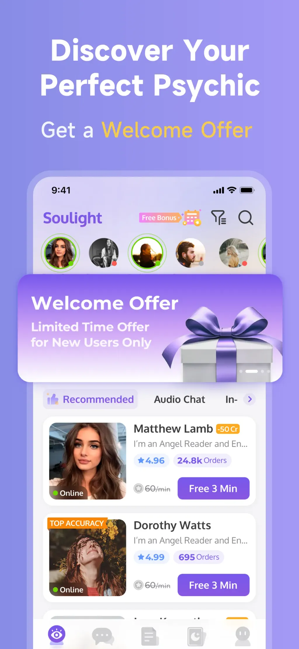 Soulight-Online Psychic Advice screenshot 4