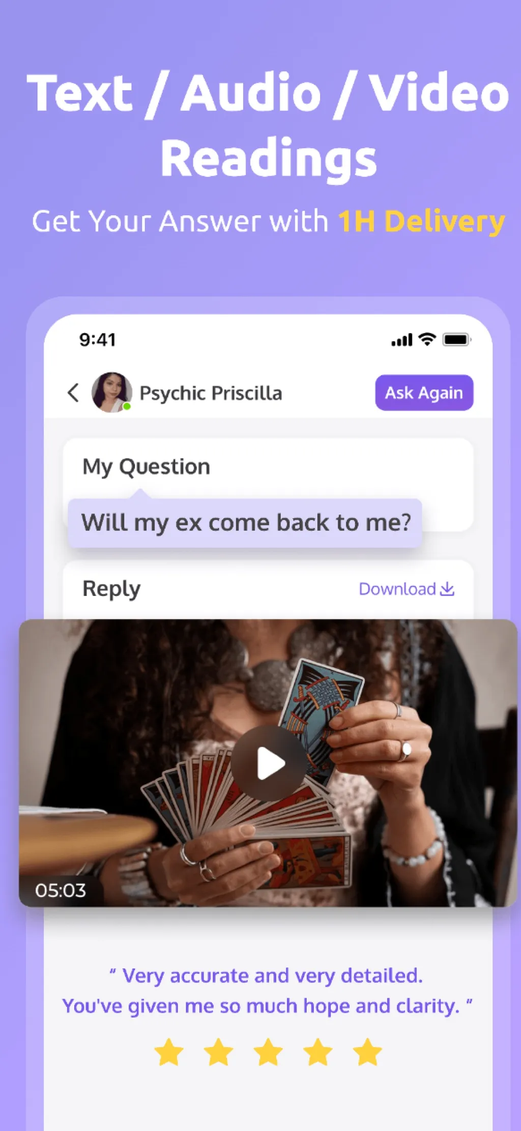 Soulight-Online Psychic Advice screenshot 2