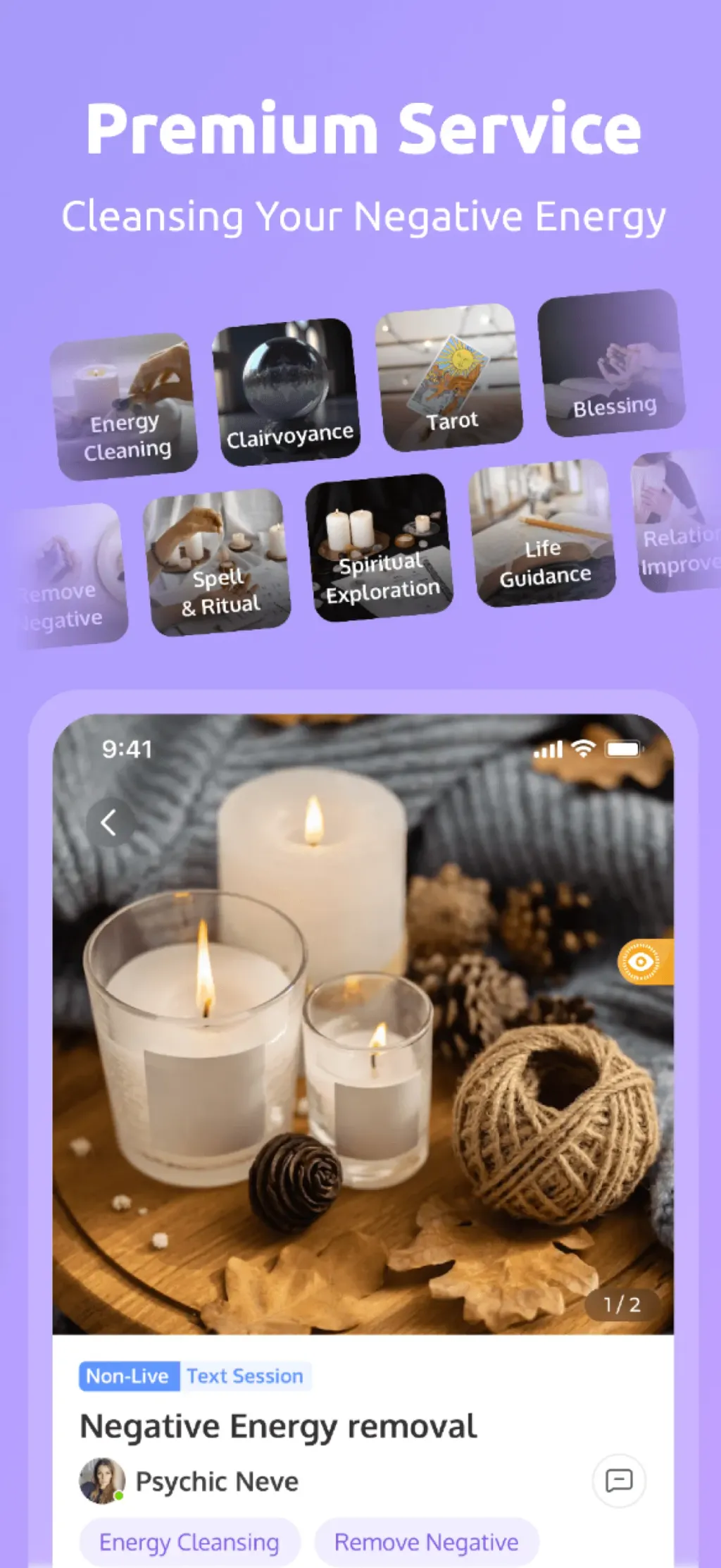 Soulight-Online Psychic Advice App Store screenshot 5