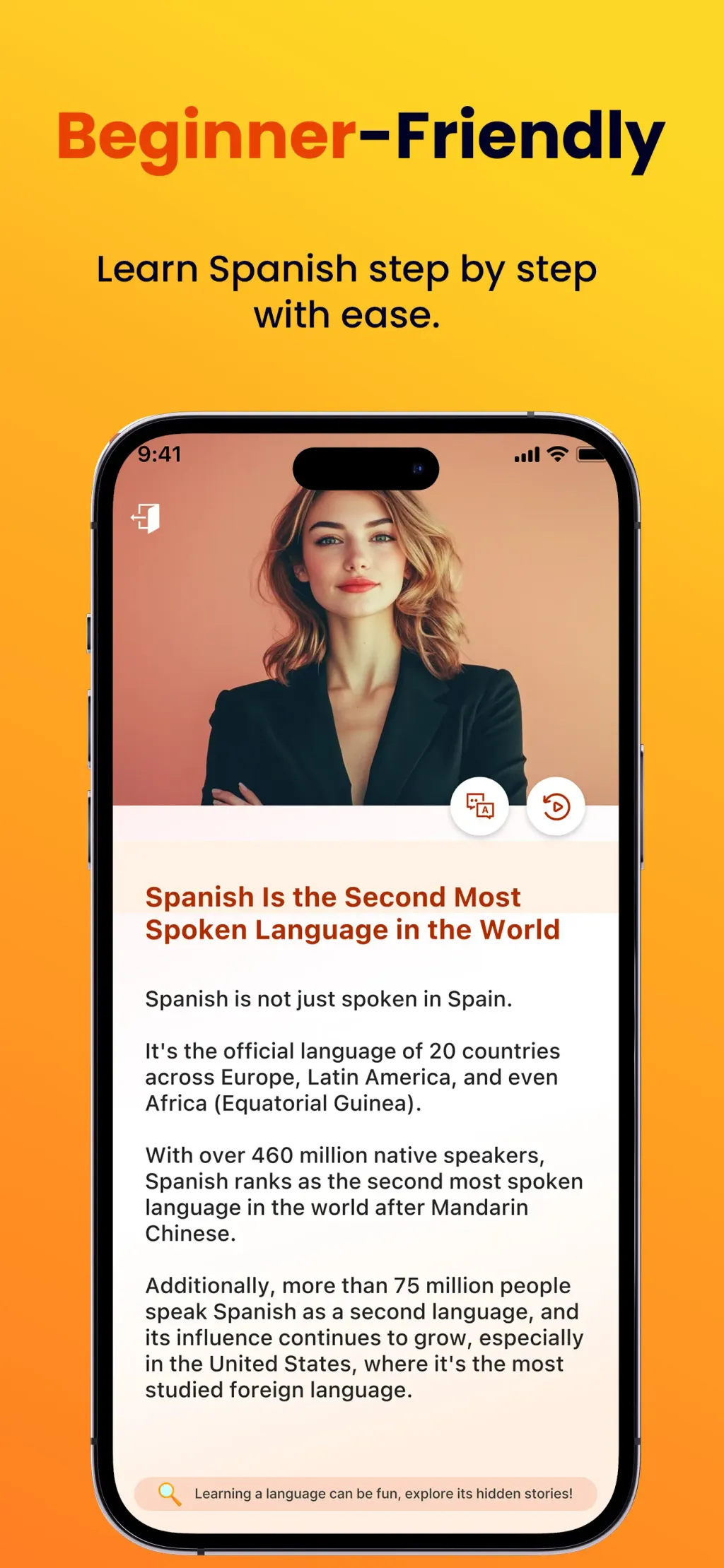 Stella: Learn Spanish AI screenshot 1