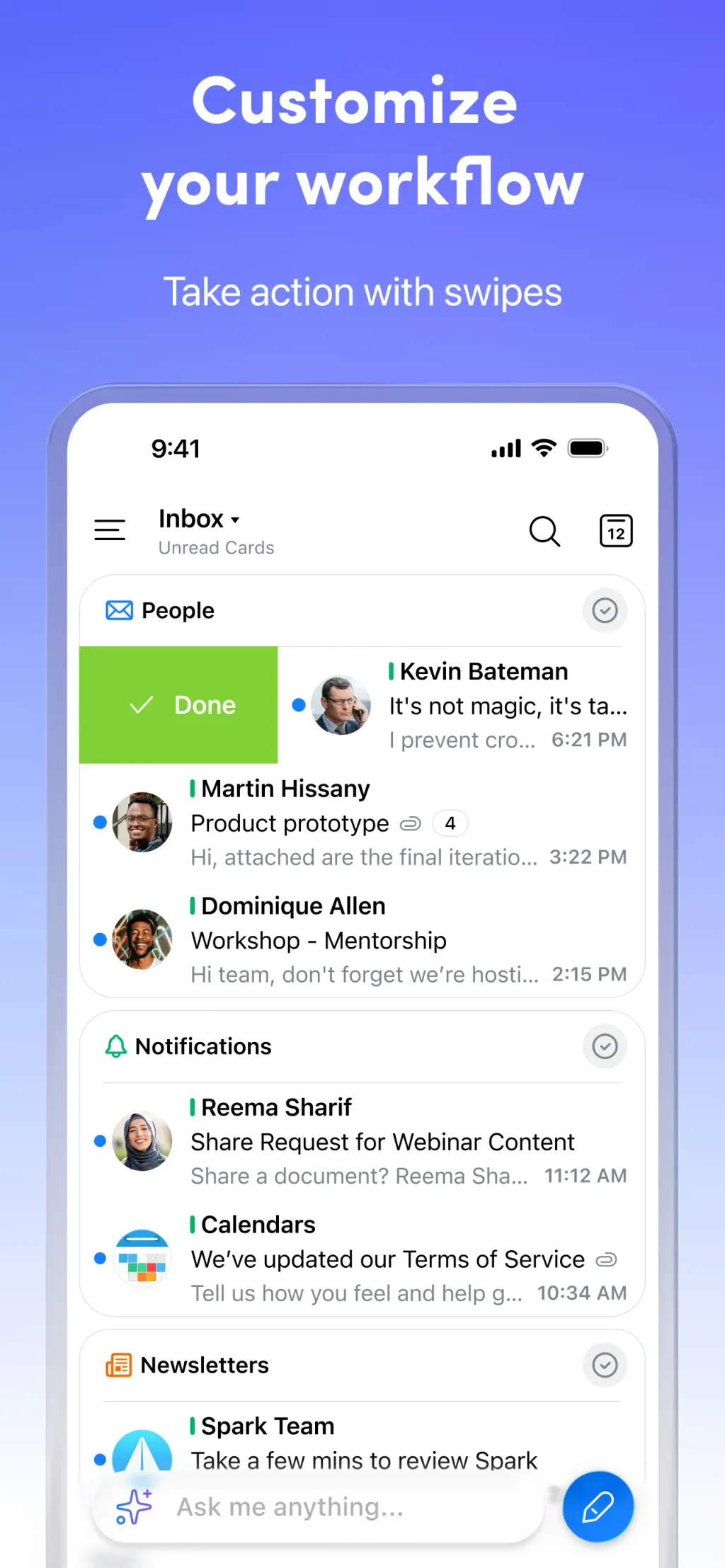 Spark Mail: AI Email Assistant App Store screenshot 6