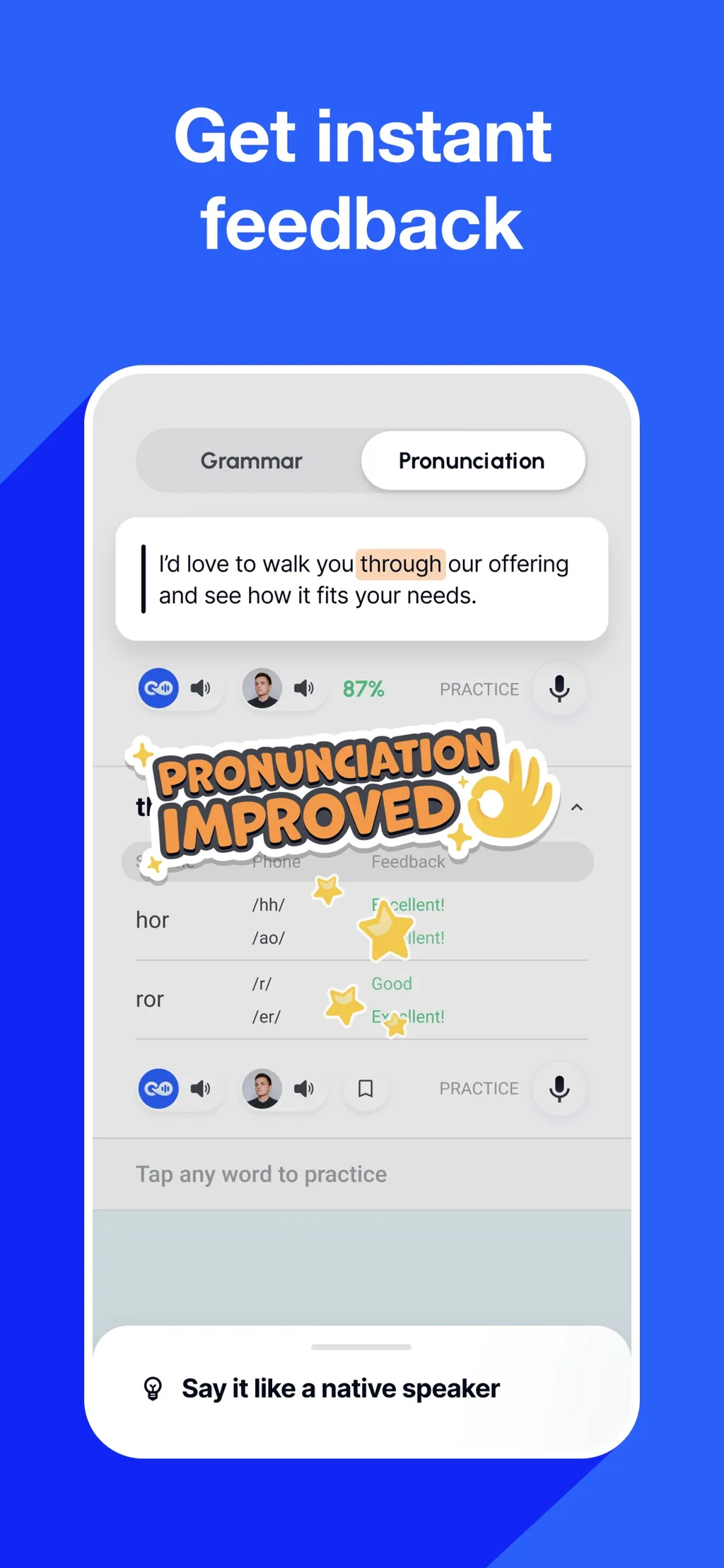 Speak English with Loora AI App Store screenshot 4