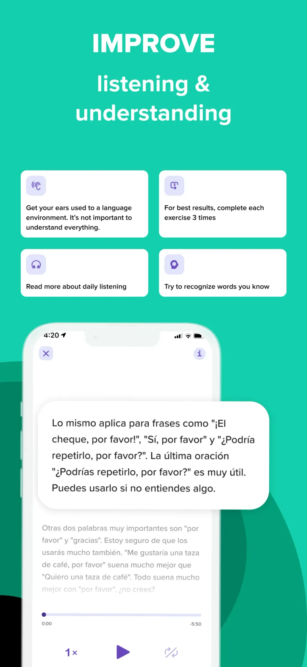 Speakly: Learn Languages Fast App Store screenshot 6