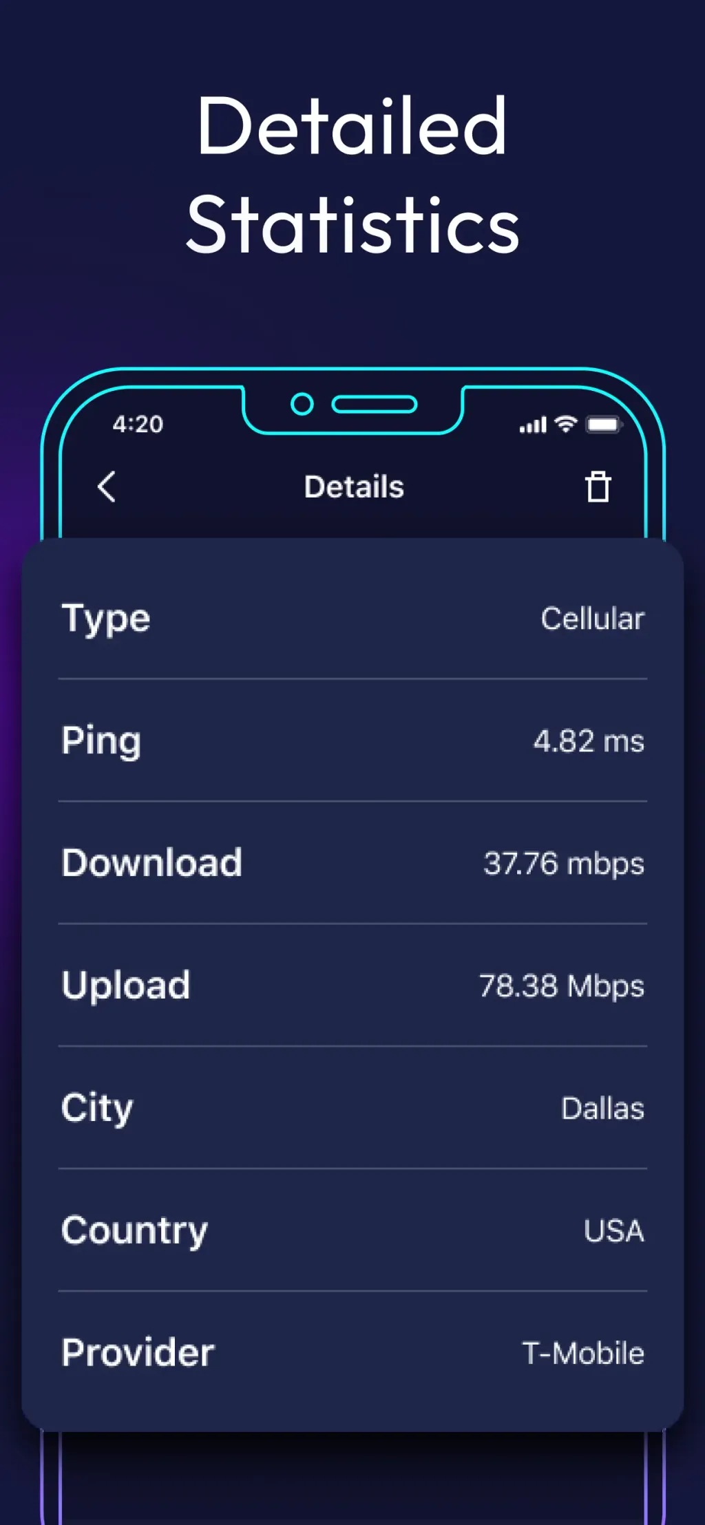Speed Test & Wifi Analyzer + App Store screenshot 4