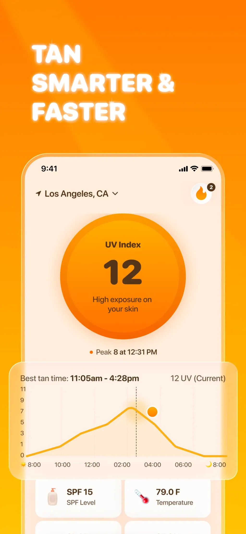 SPF - Tan Timer & UV Tracker screenshot 2