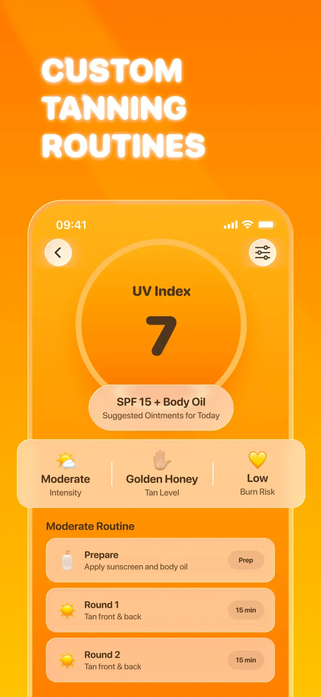 SPF - Tan Timer & UV Tracker screenshot 2