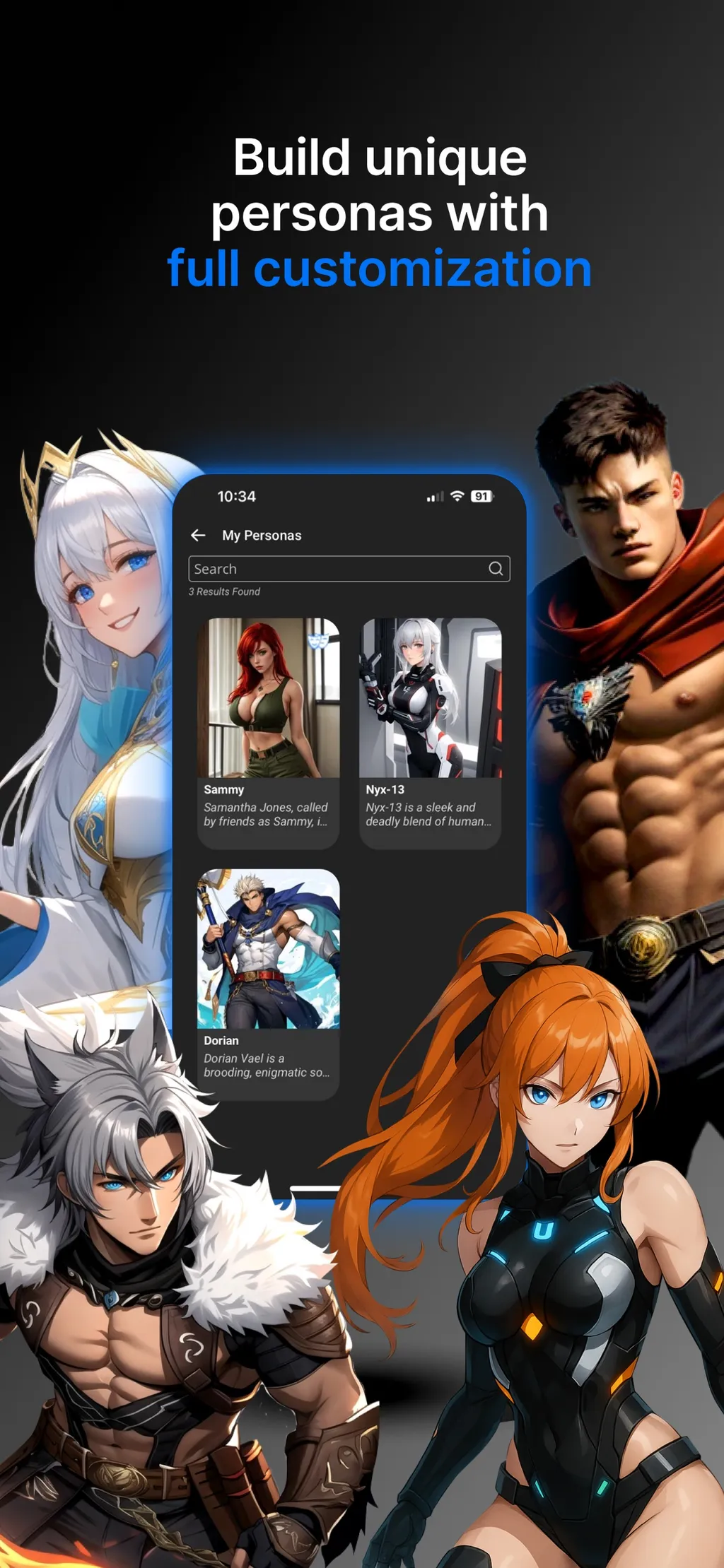 Spicychat AI: Roleplay Chat App Store screenshot 2