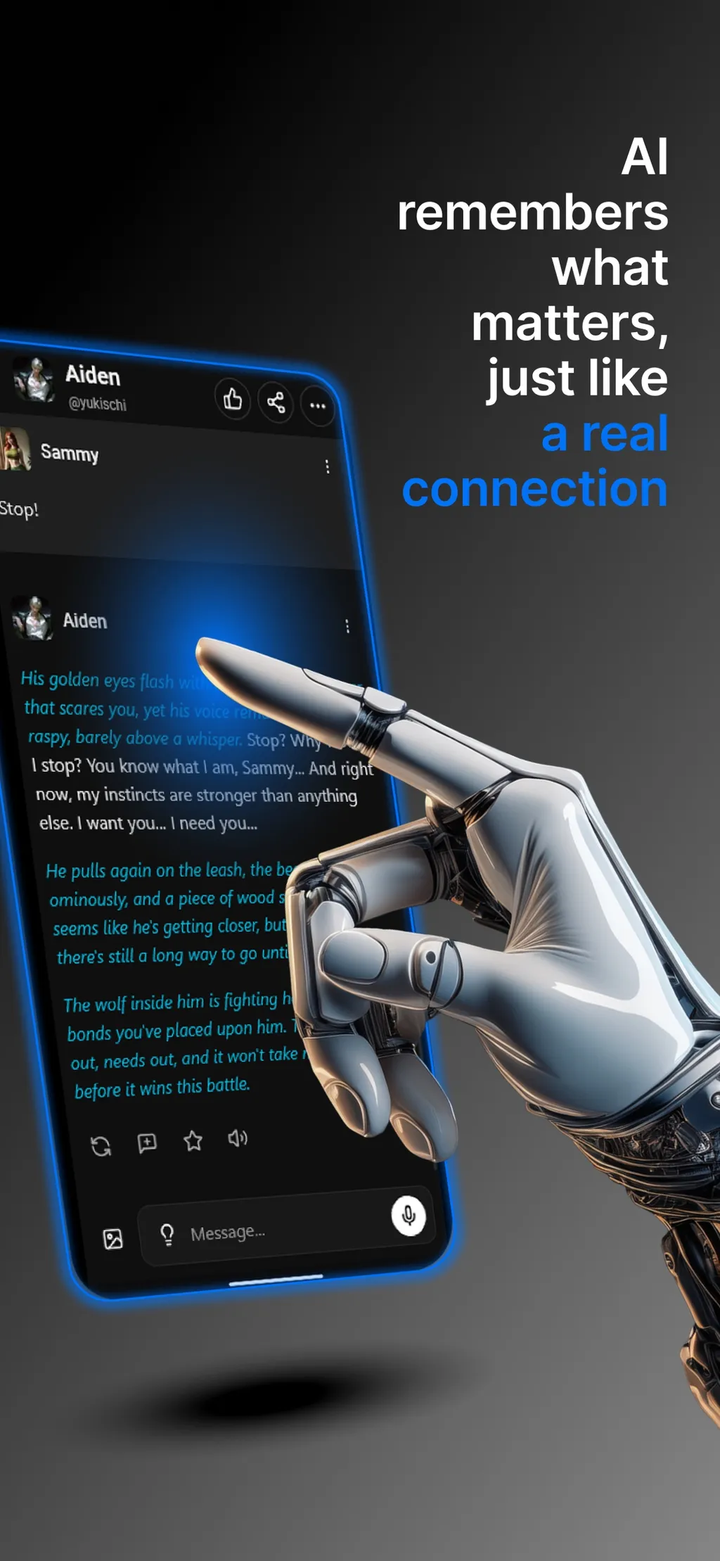 Spicychat AI: Roleplay Chat App Store screenshot 3