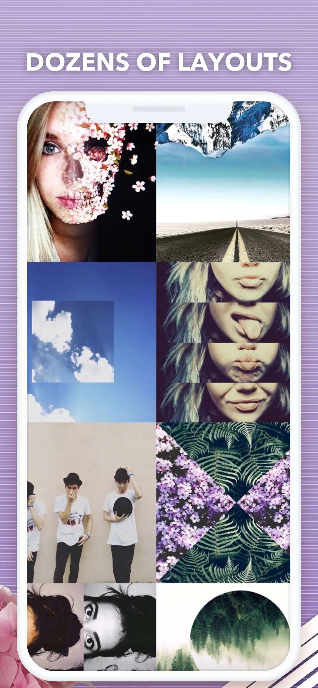 Split Pic Collage Maker Layout App Store screenshot 2