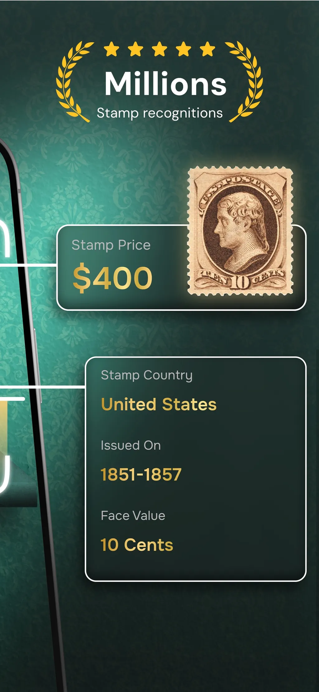 Stamp Value Stamp Identifier App Store screenshot 2