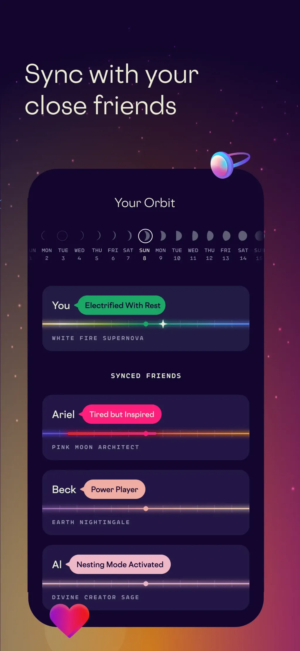 Stardust Period Tracker App Store screenshot 4