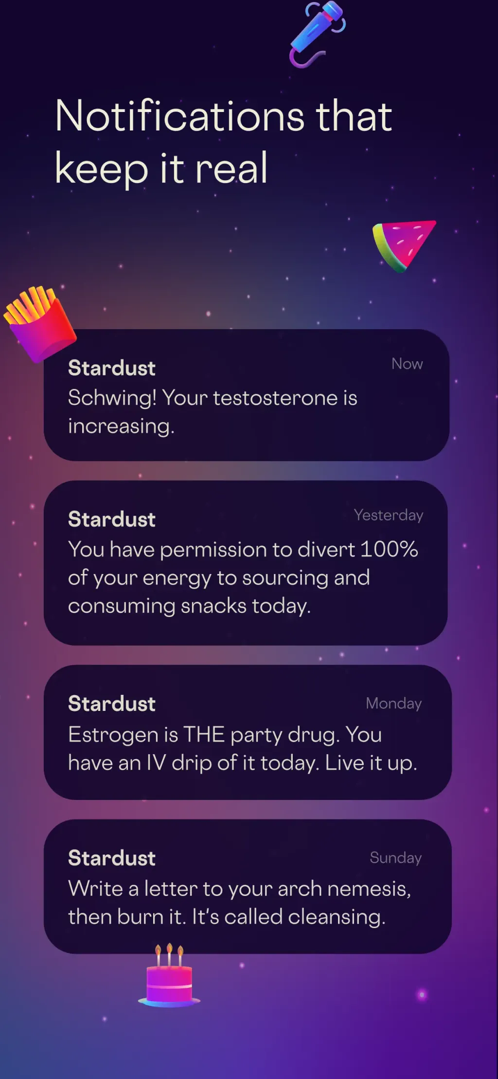Stardust Period Tracker App Store screenshot 7